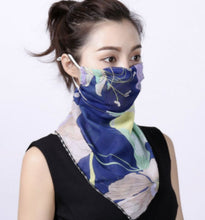 Charger l'image dans la galerie, Masque Foulard de protection en soie Mouchoir